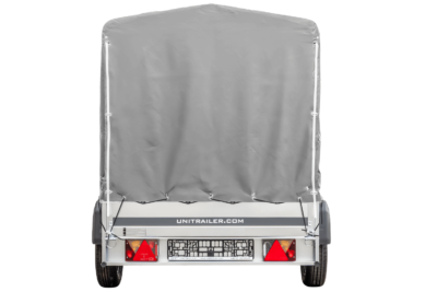 PKW Anhänger 230x125 Garden Trailer 230 KIPP Unitrailer 750 kg mit Stützrad, 110 cm hoher Plane und Hochspriegel - Bild 16